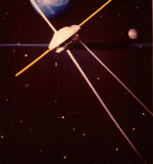 DALL·E 2022-11-11 11.19.59 - Sputnik traveling through space 35mm Polaroid